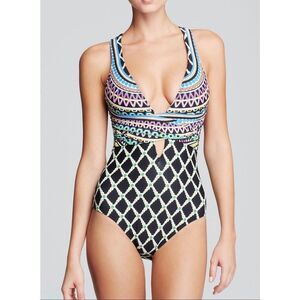 Trina Turk Con Tiki One Piece Swimsuit